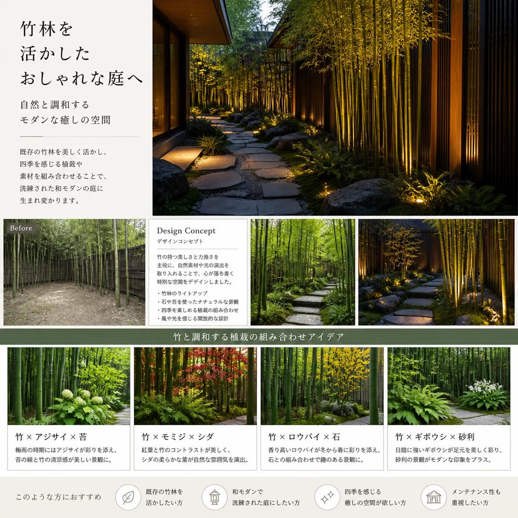 リフォームで竹林をおしゃれに