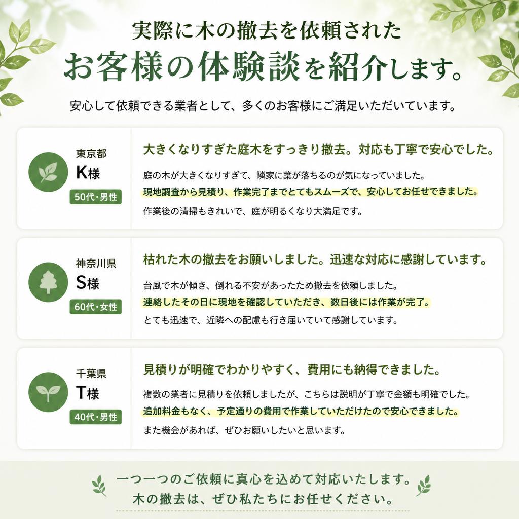 お客様の声