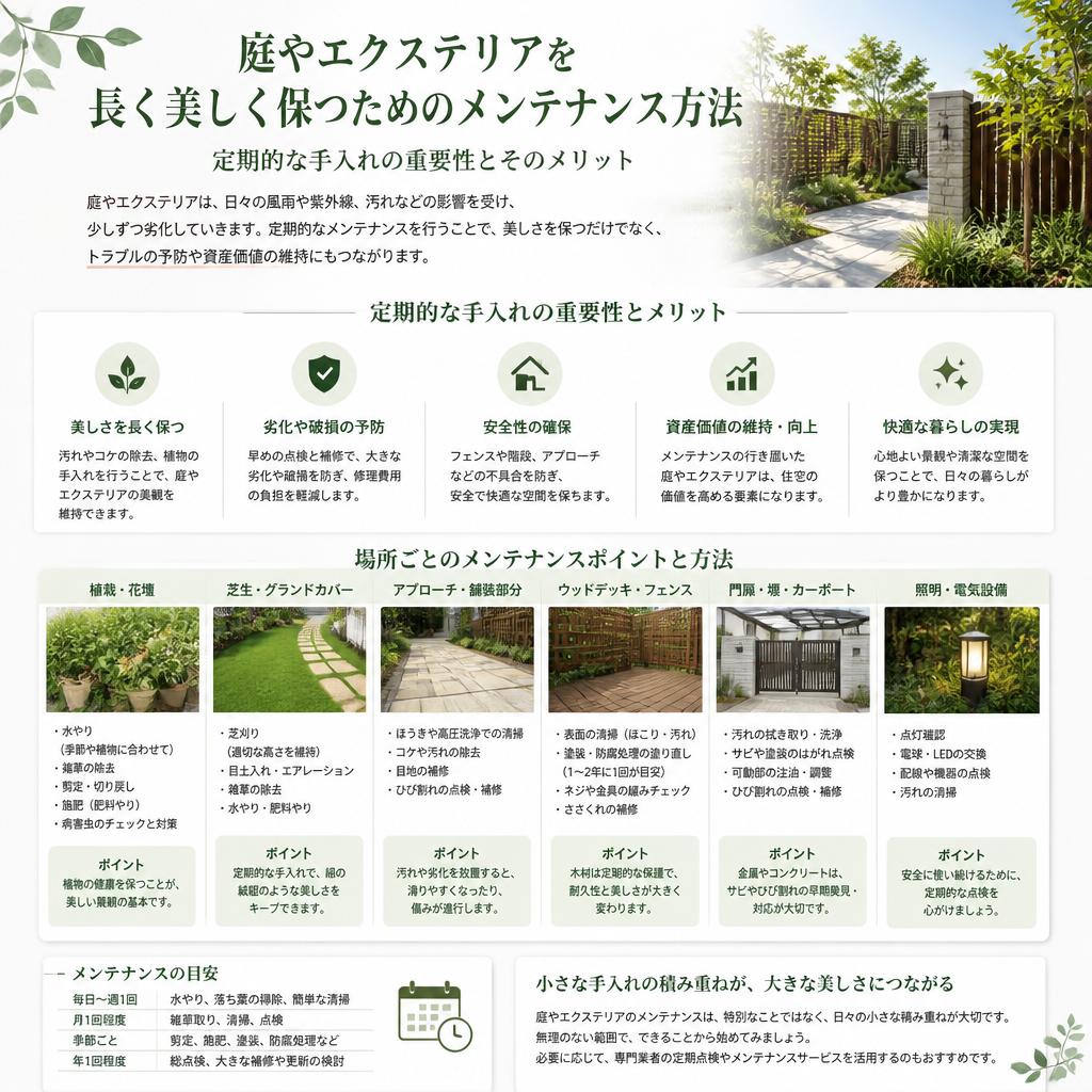 メンテナンスの重要性