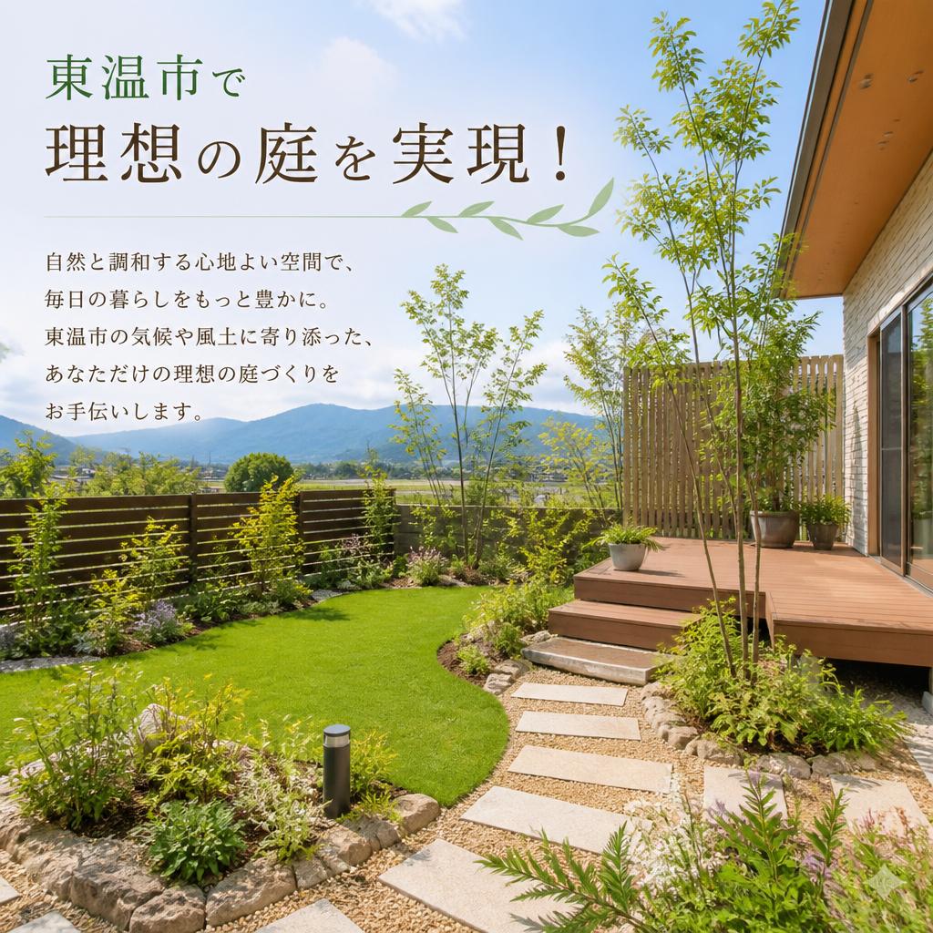 東温市で理想の庭を実現！