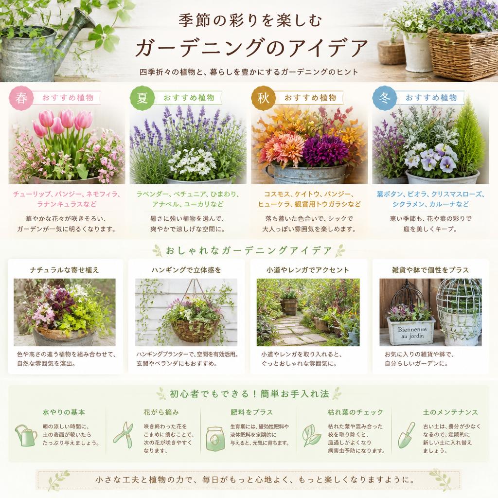 ガーデニングの楽しみ方