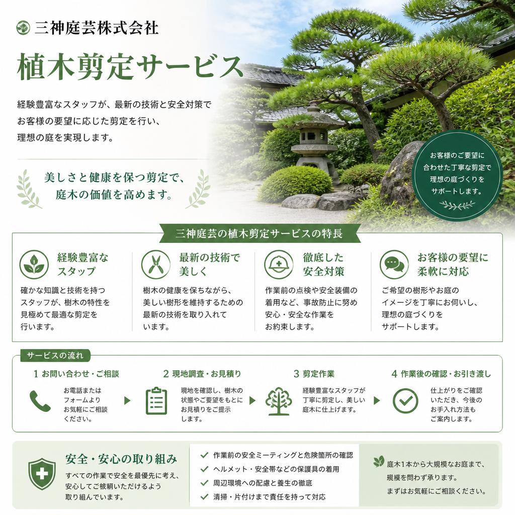 3. 当社の剪定サービス