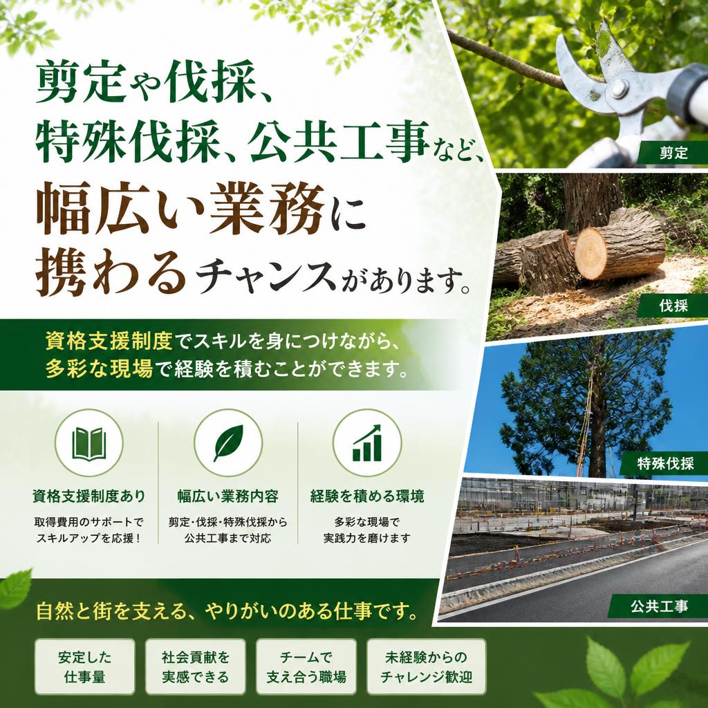 さまざまな仕事に挑戦できる環境